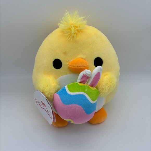 SNACKLES 8" Easter Snackle Ash the Chicken, Kids Ultra Soft Stuffed Plush Toy - Picture 1 of 5